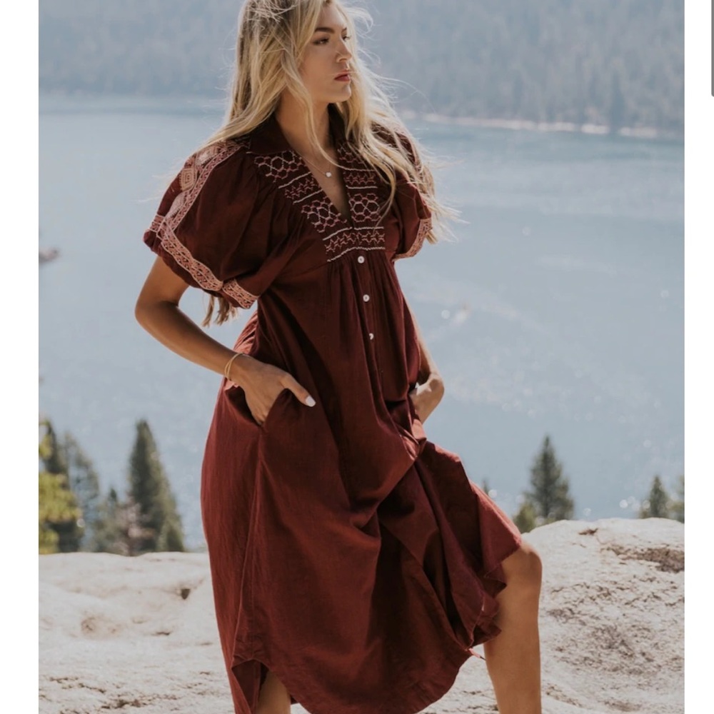 Free people Samantha shirt dress